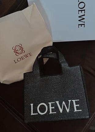 Сумка рафия loewe пляжна сумка