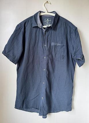 Легка футболка батал. сорочка натуральна тканина