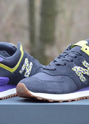 Оригинал new balance! кроссовки шикарные женские  574 модель wl574ldn нью беланс