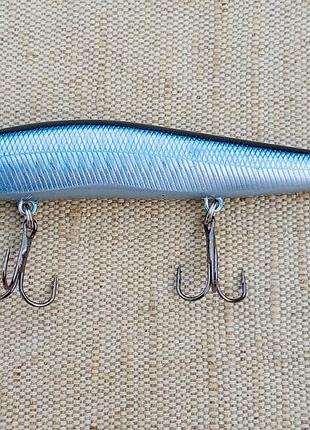 Воблер для ловли щуки "minnow" плавающий 12см/14г.