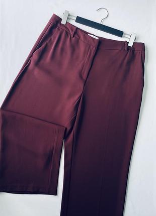 Штани жіночі h&m прямого крою бордові