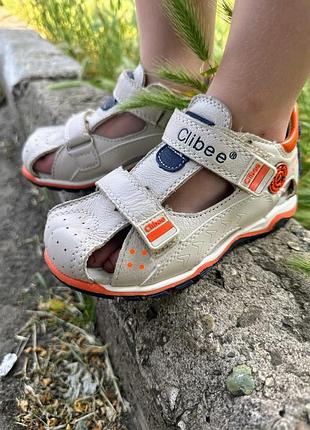 Босоніжки на хлопчика clibee 27 - 30 рр