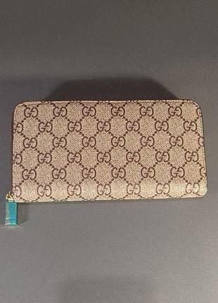 Женский кошелёк gucci ophidia gg supreme monogram мужской портмоне клатч кредитница ip040