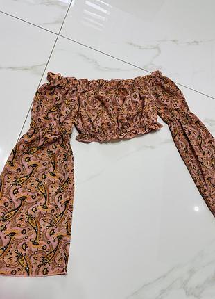 Топ з довгим рукавом in the style s/m на розмір xs або s