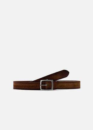 Шкіряний ремінь zara s, m