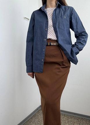 Ted baker джинсова сорочка, 97% бавовна, р.3