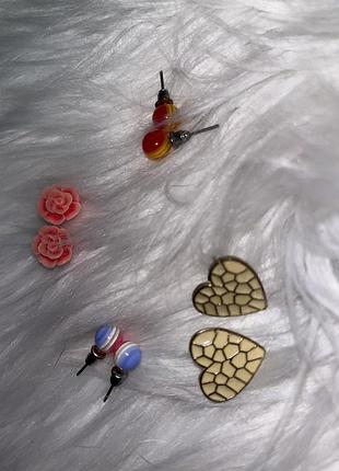 Сережки біжутерія