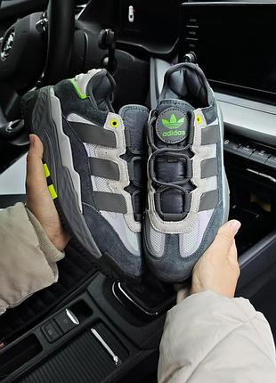 Женские кроссовки adidas niteball темно-серые (37 - 41)