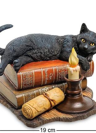Статуэтка veronese кот на книгах 19 см 1904541