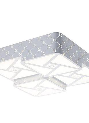 Светильник потолочный в форме квадрата с узором slavia aj005/s
