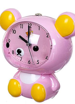 Детские настольные часы будильник lefard мишка 17х16х11 см 12008-001-b