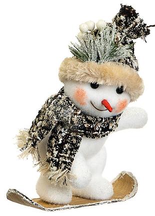 Фігура lefard сніговик сноубордист 27х17 см 1010ns