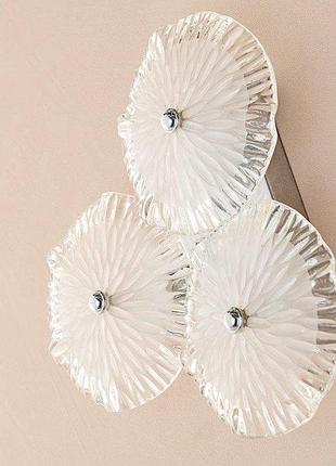 Бра настінне зі скляними плафонами slavia rl023