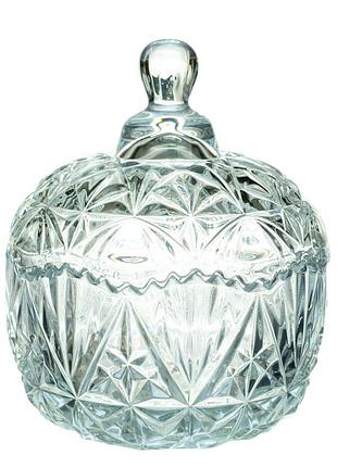 Сахарница.десертница стекло lefard 10х10х13.5см 8809-011
