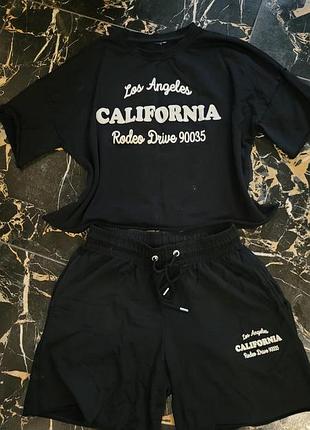 Костюм шорты футболкс california