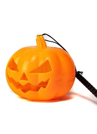 Святкова прикраса ліхтар halloween вогняний гарбуз 10х14 см 19149-028