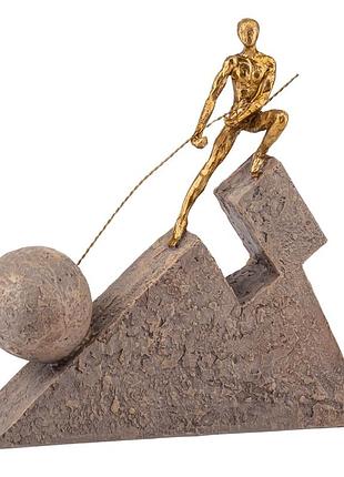 Статуетка настільна упорна праця 21х21 см 12007-276 полістоун