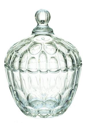 Сахарница.десертница стекло lefard 10х10х14 см 8809-015