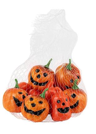 Набор декоративных тыкв "атмосфера хэллоуина" 12 шт 19223-043