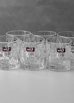 Набір склянок для віскі натхнення 6 штук 280 мл 1kb054b скло