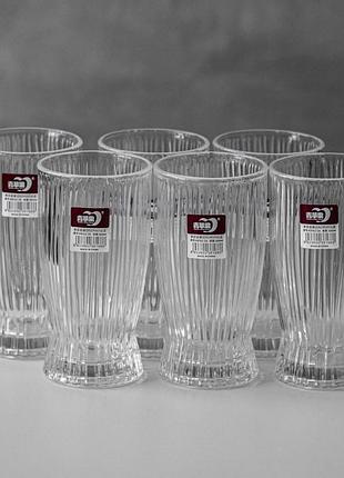 Набір склянок хвиля елегантності 6 штук 360 мл 1kb162-2a