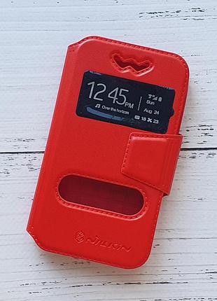 Книжка универсальная nillkin slider / слайдер 3.6"-3.9" (12.7×7см) для телефона red