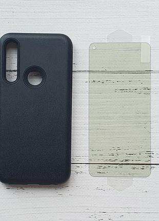 Чохол motorola moto g power для телефона протиударний + захисне скло verizon black