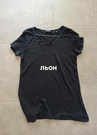 Льняная футболка