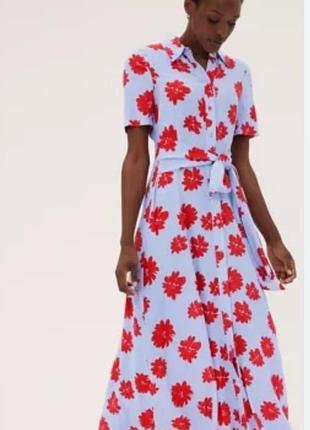 Неймовірна сукня marks&spencer, 100% віскоза, розмір 16/44 або xxl