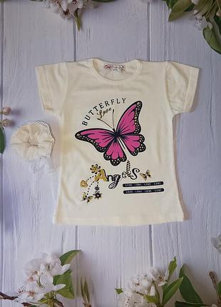 🦋 футболка для девочки "бабочка"🦋