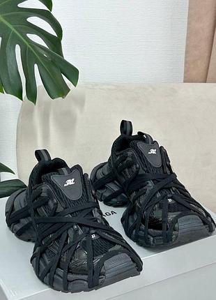 Чёрные кросовки женские люкс