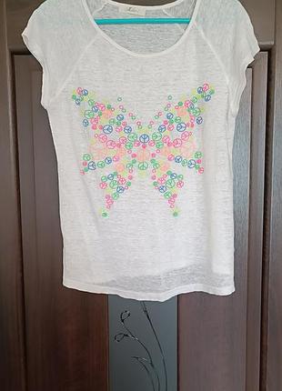 Льняная футболка