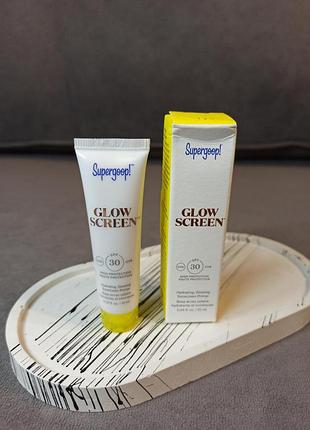 Солнцезащитный крем supergoop! glowscreen spf 30, 10 мл