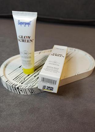 Солнцезащитный крем supergoop! glowscreen spf 30, 10 мл3 фото