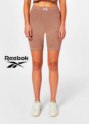 Новые светло-коричневые удлиненные шорты велосипедки reebok