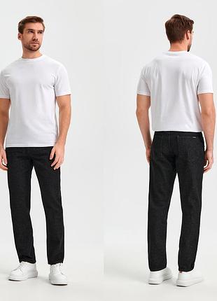 Новые черные прямые джинсы w30 regular sinsay