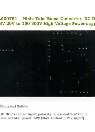 Nixie tube boost converter 4
