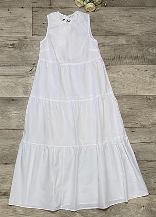Біле плаття, сарафан primark з бантом на спинці, р.xxs-xs