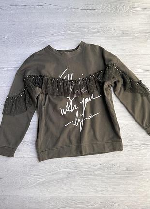 Теплий светр оверсайз mint розмір м