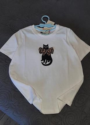 Футболка с котом