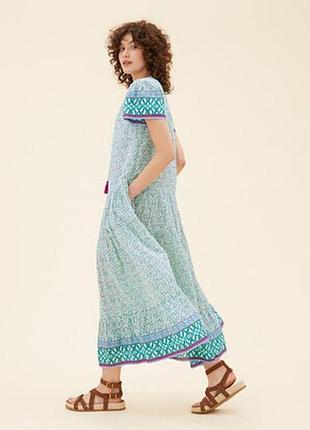 Неймовірна сукня marks&spencer, 100% бавовна, розмір 12/40 або l
