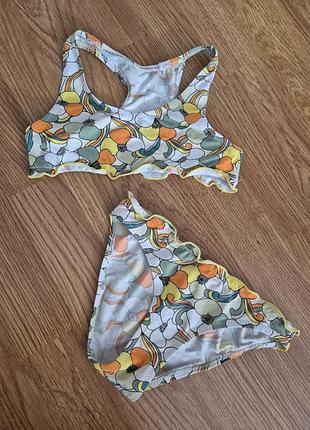 Купальник фирменный раздельный детский