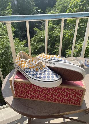 Plimsolls VANS Style 36 VN0A54F642U1 BandanaTrue Bl True Wht