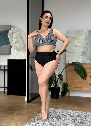 Стильний трендовий купальник для дівчат plus size