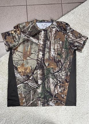 Камуфляжна термо футболка under armour x realtree