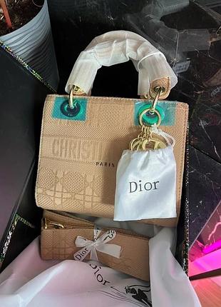 Сумка christian dior lady d-lite tiger