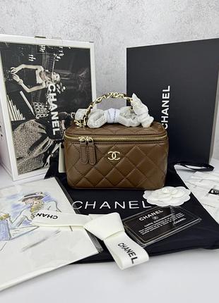Chanel brown gold (з дзеркалом)
