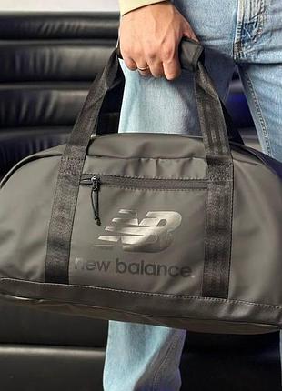 Спортивна чоловіча сумка new balance, класична містка сумка для тренувань нью беланс