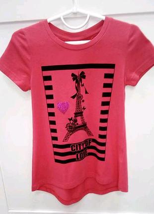 Нова футболка для дівчинки 104-110