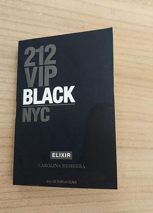 Carolina herrera 212 vip black elixir парфюмированная вода